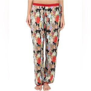 NATORI Dynasty East Meets West PJ Lounge Pants Unique Colorful SZ Medium